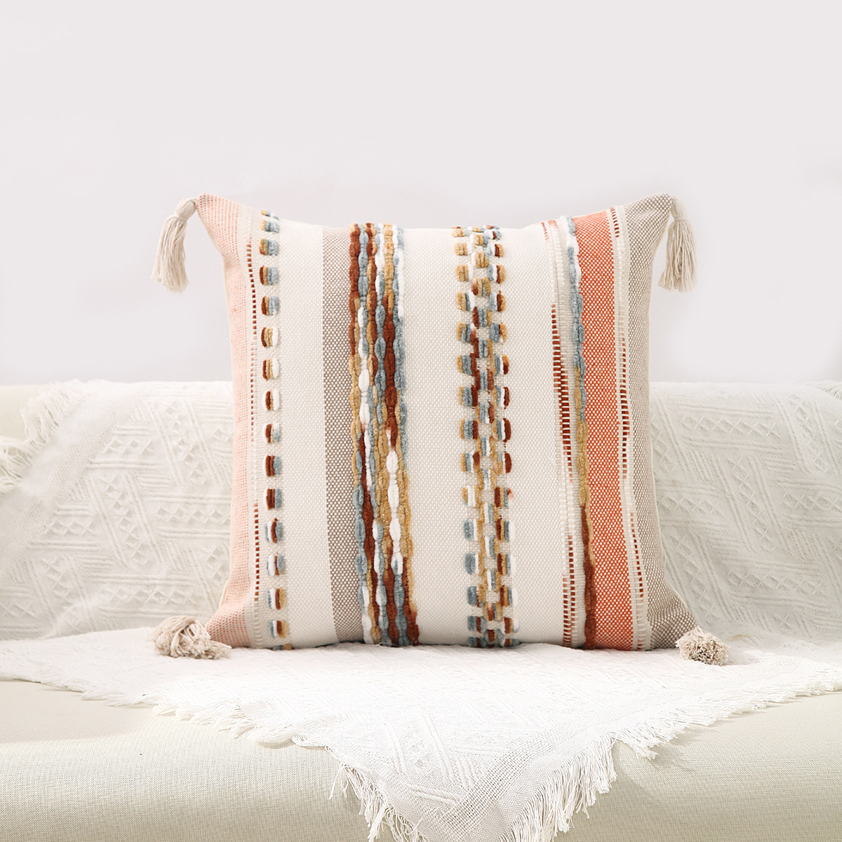 Jacquard Throw Pillow